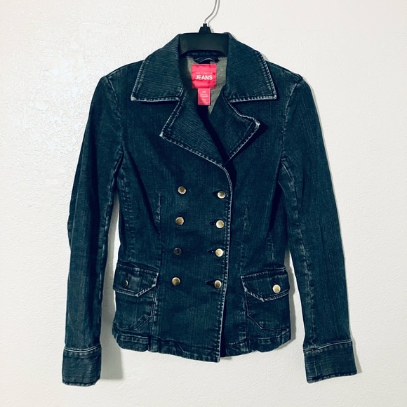 The Limited Jackets & Blazers - The Limited Jean Jacket (Dark Wash)